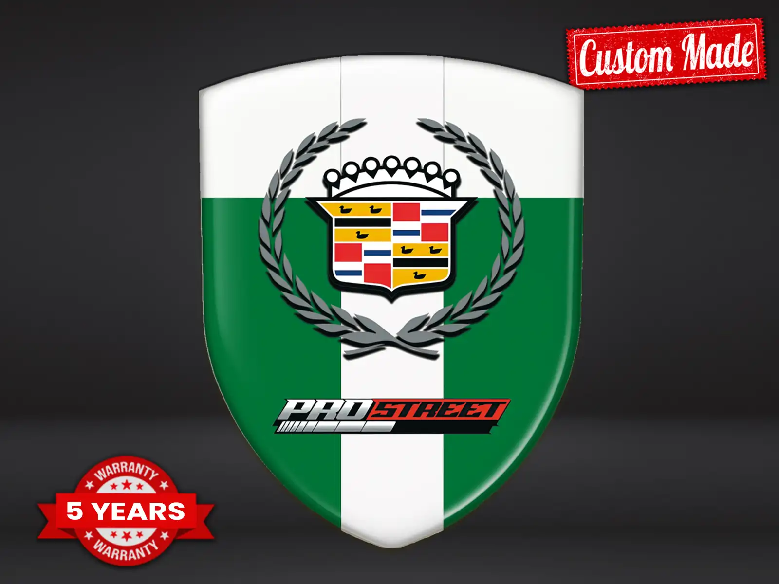 Cadillac Radkappenaufkleber Premium Edition Drift Domes ST